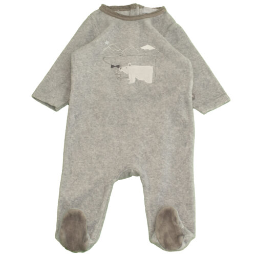 Pyjama gris – CADET ROUSSELLE – 3 mois