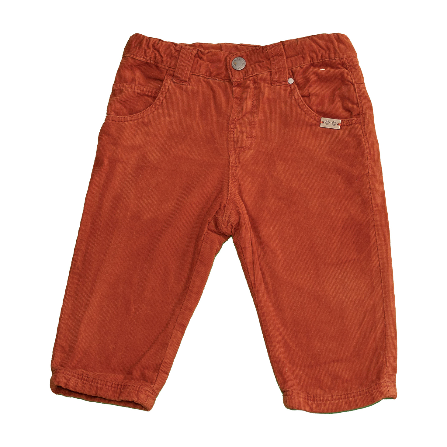 Pantalon rouille orange garçon DPAM - 9 mois