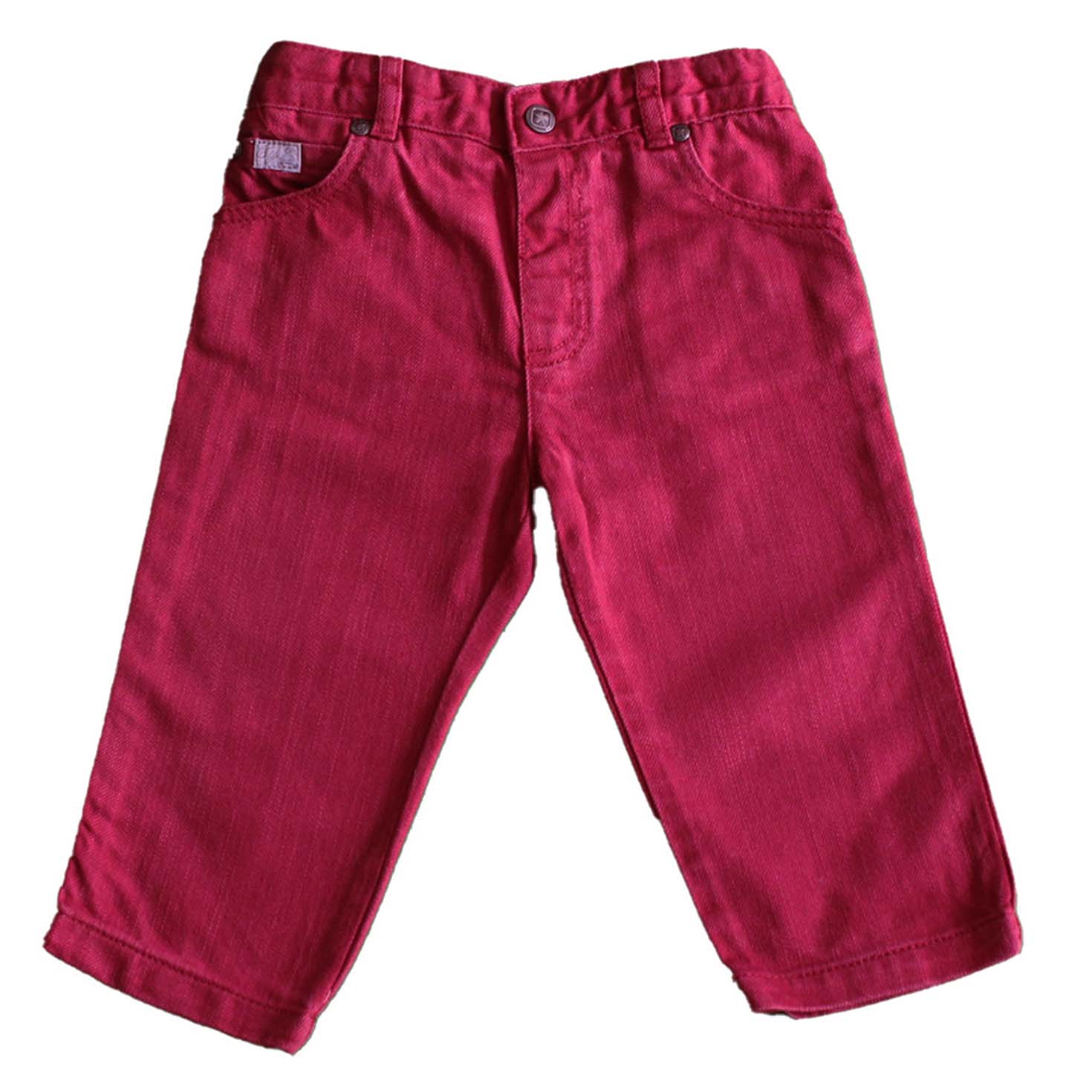 Pantalon garçon rouge CYRILLUS - 12 mois