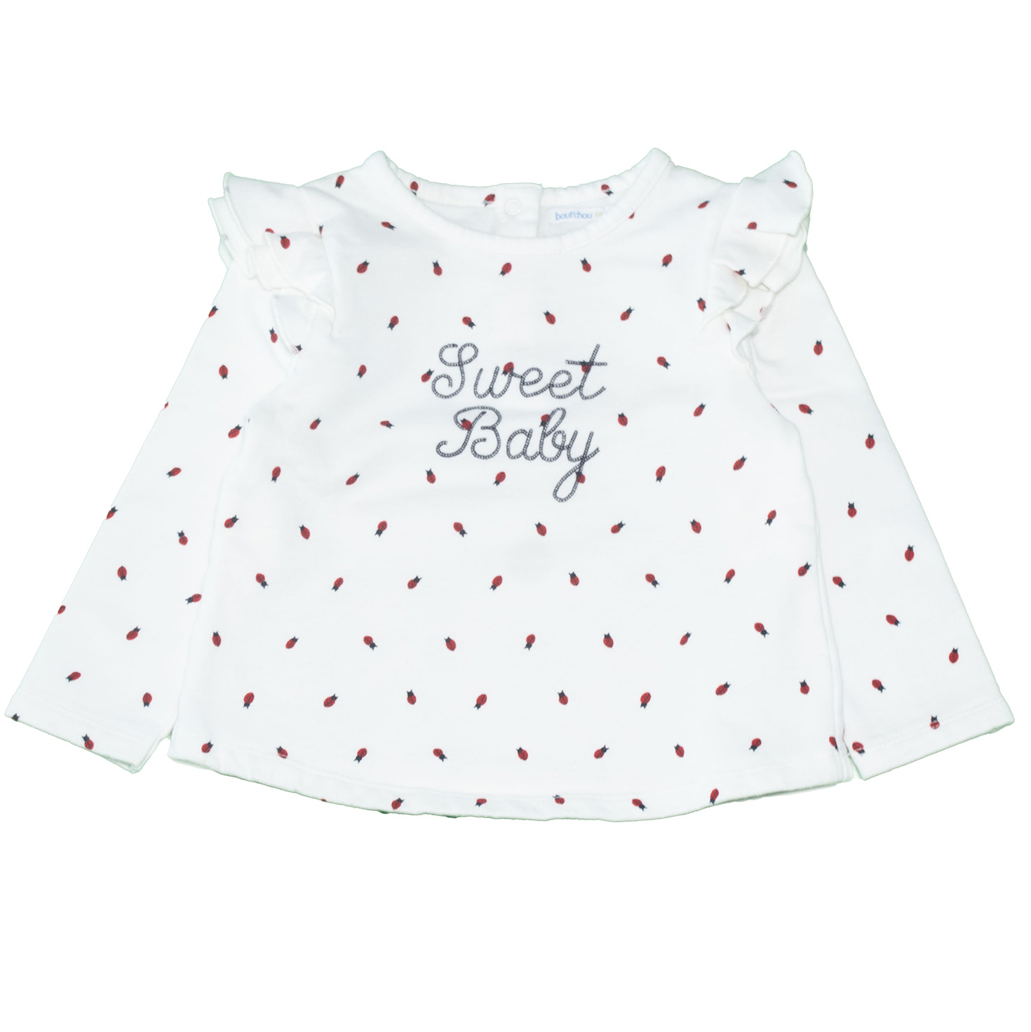 sweat bout'chou coccinelle 18 mois