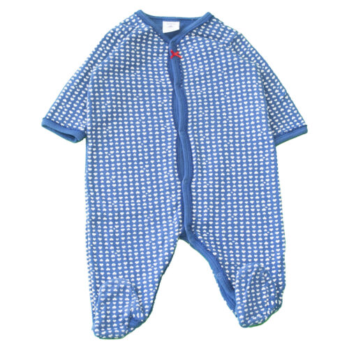 Pyjama bleu coeur – PETIT BATEAU – 3 mois
