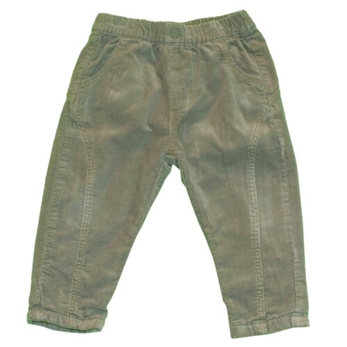Pantalon velours vert foncé – ZARA – 24 mois