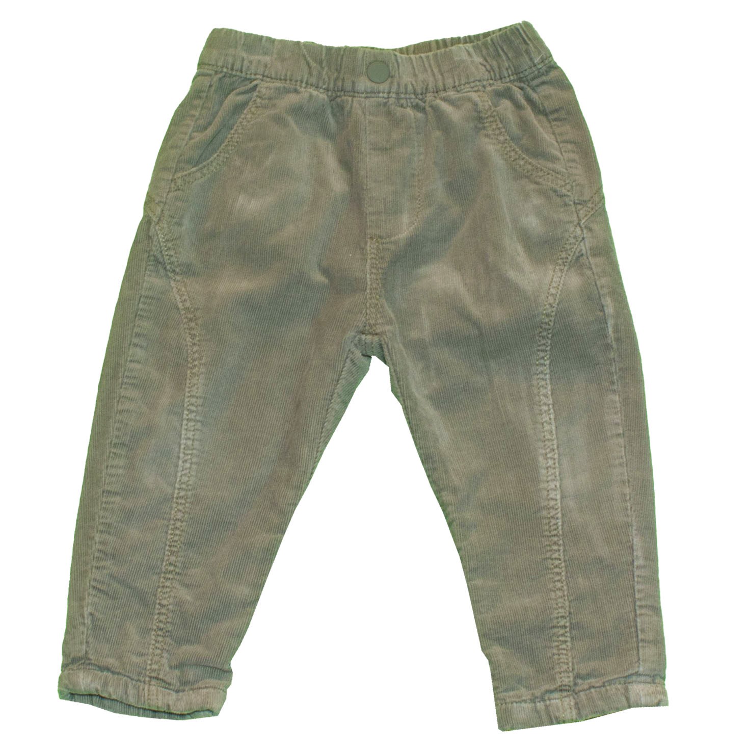 pantalon velour vert garçon zara